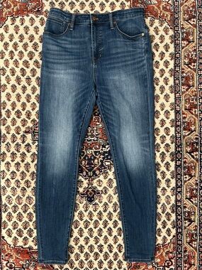 MADEWELL Curvy High-Rise Skinny Jeans 30 Tall Stretchy!